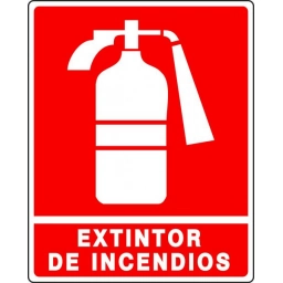LETRERO EXTINTOR DE INCENDIO