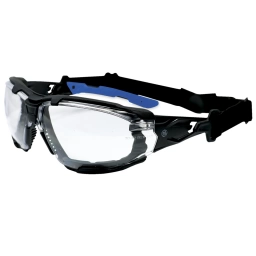 LENTES SEGURIDAD NEGROAZUL TRANSP AE