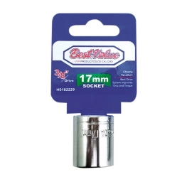 *DADO 17 MM EN 3/8 6 PUNTAS CRV