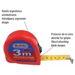 *CINTA METRICA DE ACERO   3 MTS
