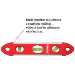 NIVEL TORPEDO DE 9 ALTO IMPACTO C/IMAN