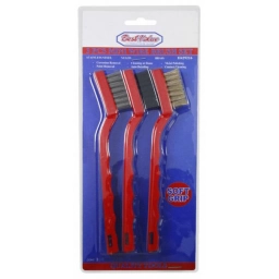 CEPILLOS MINI 3 PZ. NYLON,COBRE Y ACERO