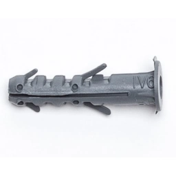 TACO PLASTICO C/TOPE  6MM BOLSA 1000UN.