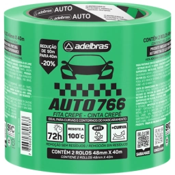 CINTA PAPEL AUTOMOTRIZ 48MM X 50M ANTI UV 766 VERDE