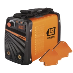 SOLDADORA INVERTER IRON-250 + 2 ESCUADRAS MAGNETICAS