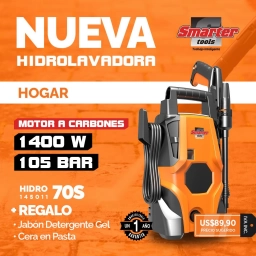 HIDROLAVADORA 1400W CARBON 70S