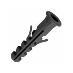TACO PLASTICO C/TOPE  6MM BOLSA 1000UN.