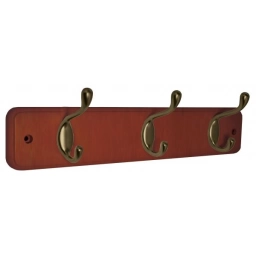 PERCHERO DE MADERA CLARA C3 PERCHAS DOBLES