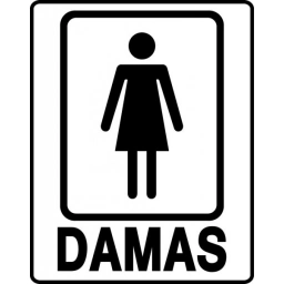 LETRERO DAMAS