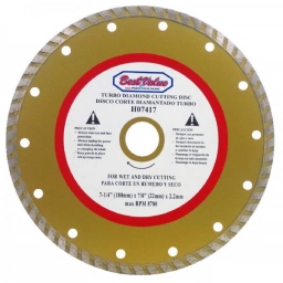 *DISCO DIAMANTADO 180MM TURBO (7")