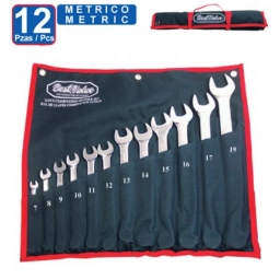 *JGO LLAVE COMB. 7-19MM 12 PZ CRV CSOBRE