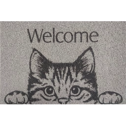 FELPUDO VINIL PET WELCOME CAT 60X40 CM