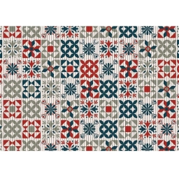 TROPICAL AZULEJOS 2.0 43CM ROLLO - 15 M