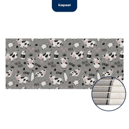 TROPICAL MU MU GRIS 2.0 43CM ROLLO - 15 M