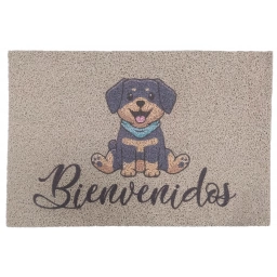 FELPUDO VINIL PET BIENVENIDOS PERRO 2.0 60X40 CM