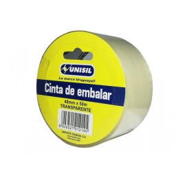 CINTA EMBALAR TRANSPARENTE UNISIL 48MM X 50 M
