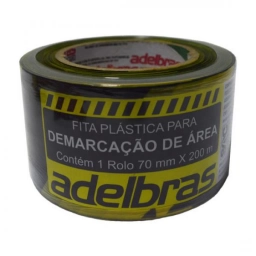 *CINTA DEMARCACION CEBRADA S/ADHESIVO 70MM X 200M