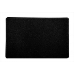 FELPUDO VINIL SILVER NEGRO 10MM - 60X40 CM