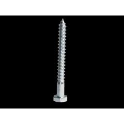 TIRAFONDO HEX. 1/4X65-6X65MM- CAJAX100